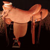 Working Hand Wade by Keith Valley - Flat Plate 7/8ths riggin - Gullet - 7 & 1/2 H by 6 & 1/4 W by 4 - Horn 5 & 1/2 by 5 & 3/4 - 90 degree bars - 7/8ths flat plate - 15 & 1/2 inch seat - Cantle 12 & 1/2 inch wide by 4 inch high with 1 & 1/2 inch Cheyenne Roll